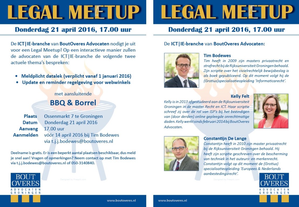 Legal Meetup voor en achter